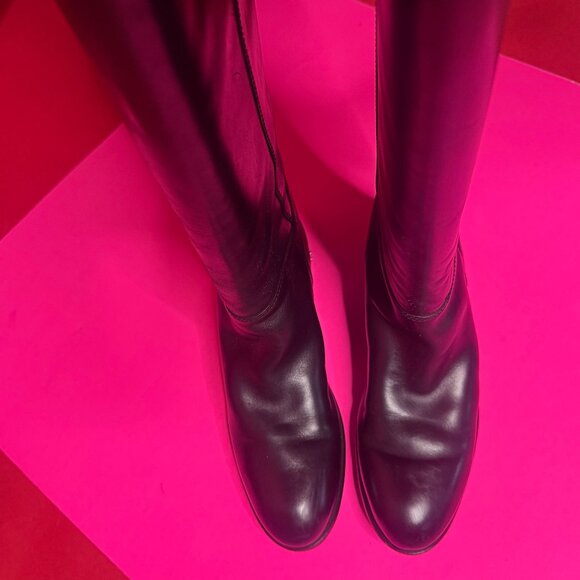 Y2K Marc Jacobs Riding Boots – Pre-Loved Leather Knee-High Boots – Early 2000s - Picture 3 of 11